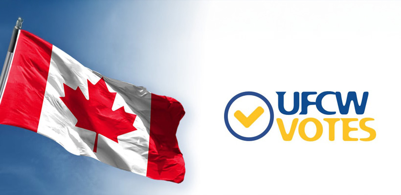 UFCW Votes - Canada Flag 