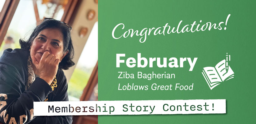 Share Your Story Contest: February Winner