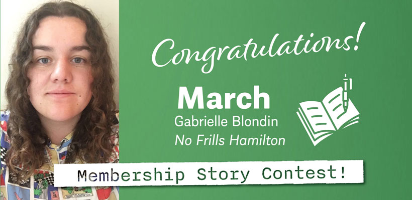 Share Your Story Contest: March Winner